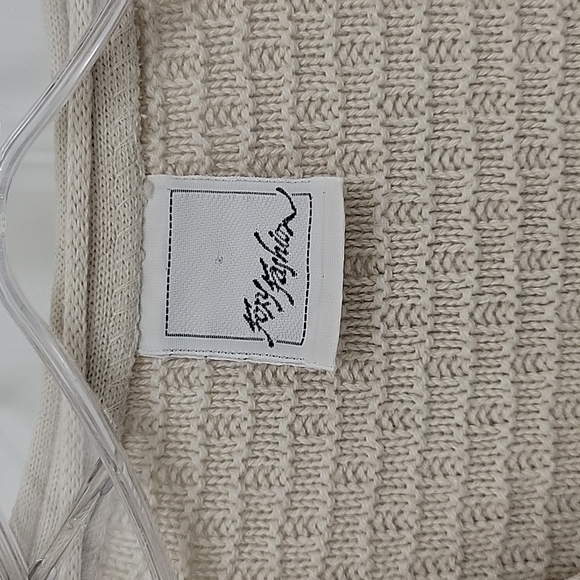 Vintage FOXY FASHION Cropped Raglan Long Sleeve Sweater - Picture 3 of 10